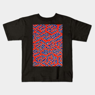 African Print Pattern Kids T-Shirt